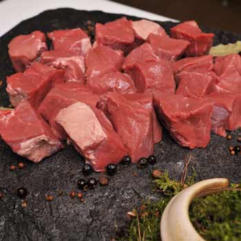 Schwarzwild-Wildschwein-Gulasch